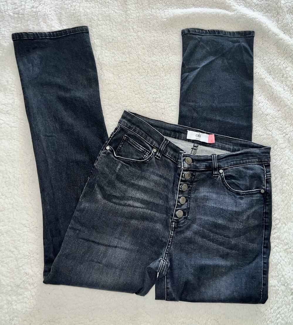 Cabi Jeans button fly straight jeans - Size 8 - OD